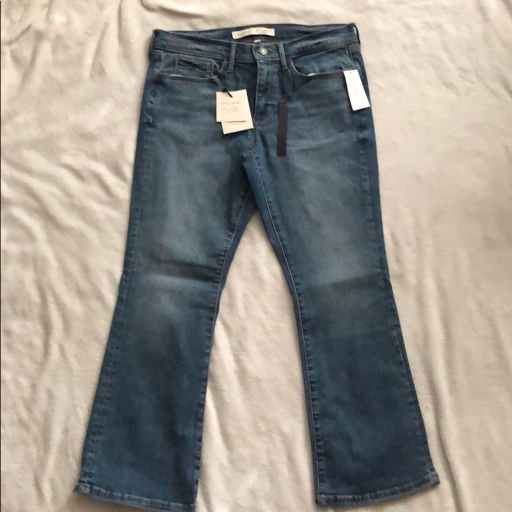 Banana Republic Cropped Flare Jeans